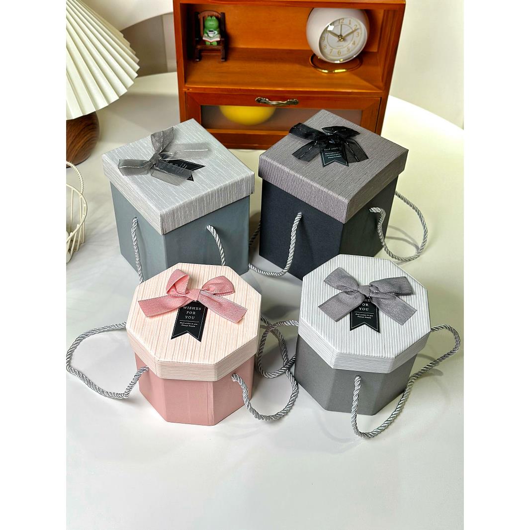 小清新手提礼物盒包装盒陶瓷杯盒子空盒男女学生生日礼品盒水杯盒