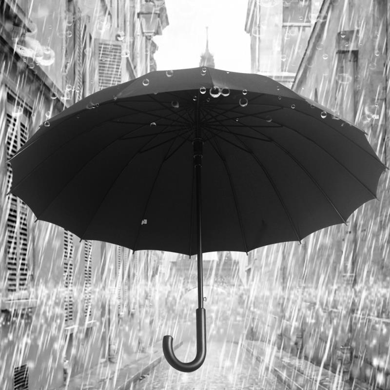 雨伞男长柄女防风超大号双人伞学生彩虹伞定制logo自动广告伞商务