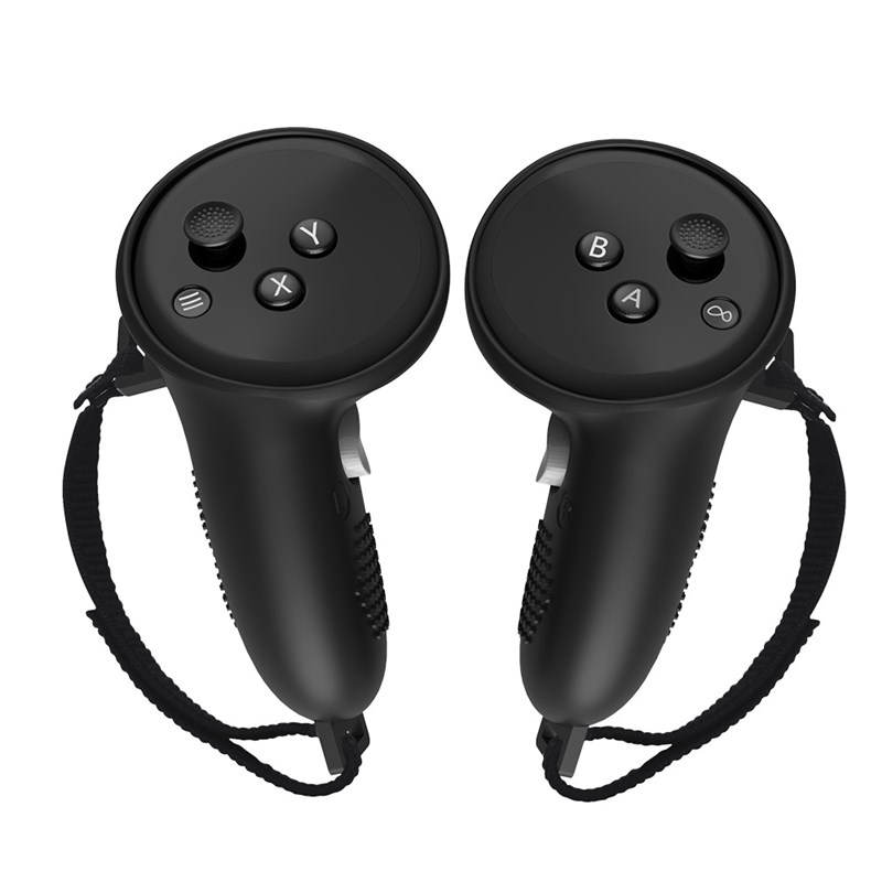 适用Meta quest3硅胶保护套 Q3防漏光面罩VR手柄主机套摇杆帽套装