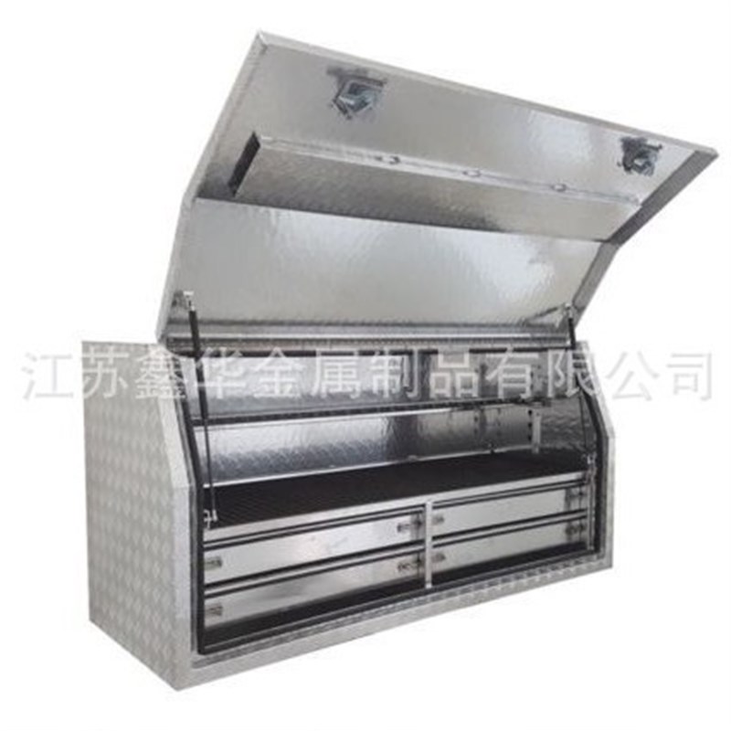 69x12x16.22重型铝制皮卡车底盘拖车舌形工具箱