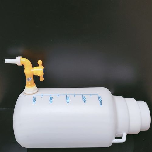 现货5L下口瓶子5000毫升5升带刻度水桶带龙头塑料桶pe放水桶
