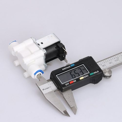 科博进水电磁阀24VRO反渗透净水机2分快插式进水电磁阀净水器配件