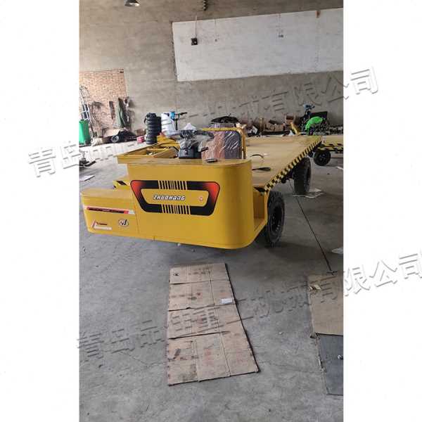 铁路建设路桥工程四轮电动搬运车铁路建设平板车环保电动托运车