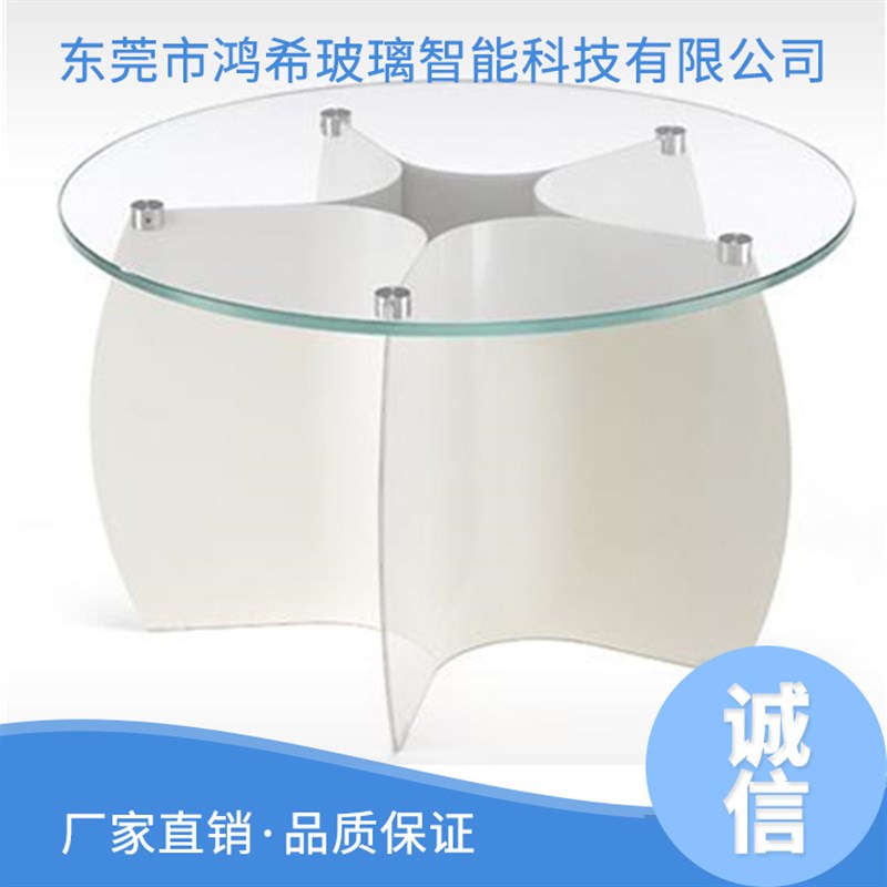 销售 家具圆桌钢化玻璃 钢化玻璃面台面  圆形钢化玻璃