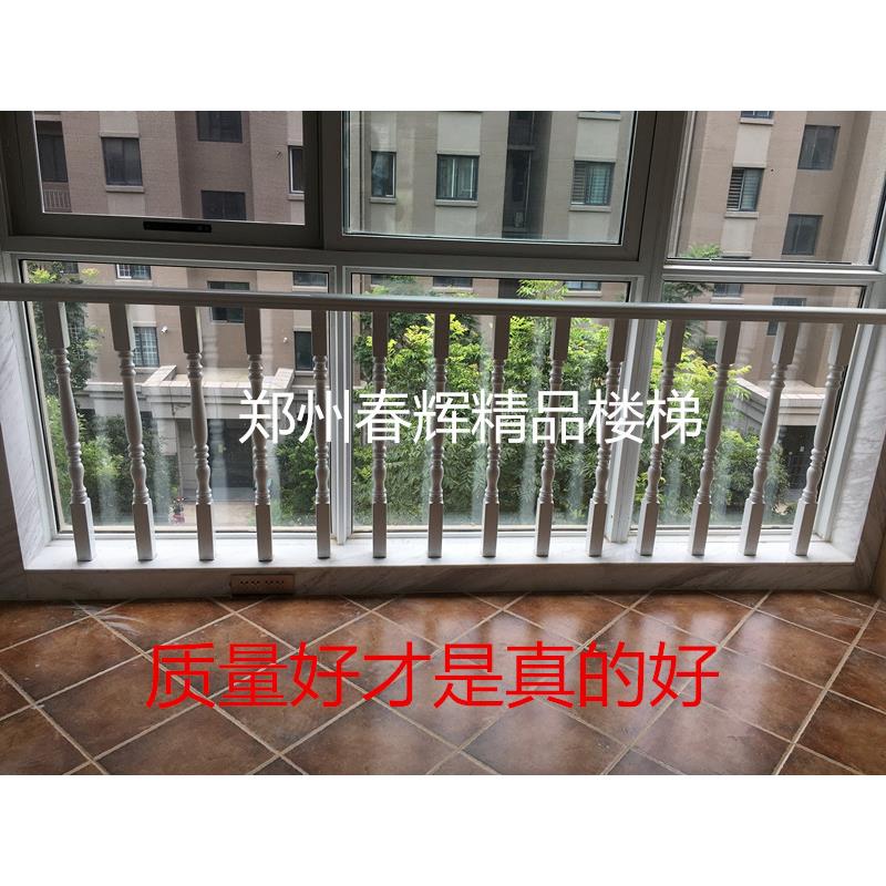 实木楼梯扶手立柱大柱室内阳台木头窗户儿童定做护栏中式栏杆围栏图片