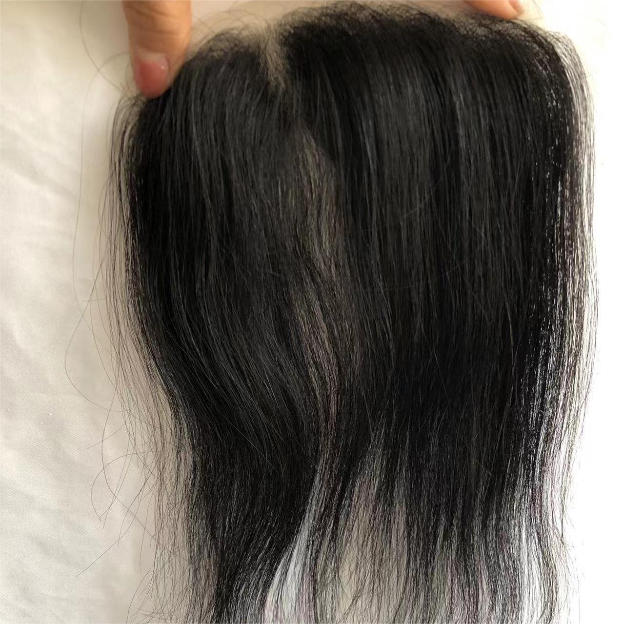 假发贴前额发际线长发浏海女生生物膜隐形逼真自然修饰脸型纯真发