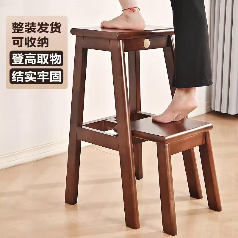 木梯凳家用可折叠凳子步梯凳多功能厨房客厅两用登高阶梯凳高凳