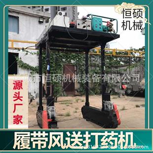 履带喷雾打药机多喷头面积广全自动小区绿化植保自走式打药机