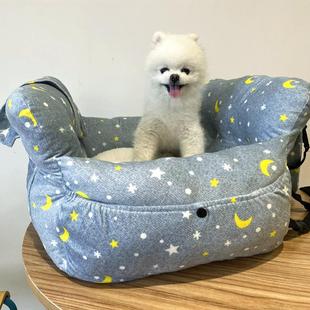 通用车载狗窝座椅宠物垫子 泰迪比熊小狗窝冬天保暖加厚可拆洗四季