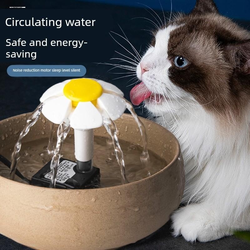 水泵鱼缸鱼池假山迷你循环泵猫咪