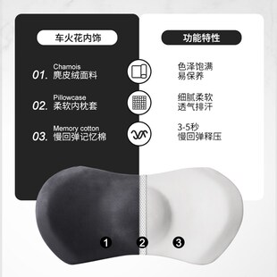 用品 汽车靠垫腰垫护腰车用腰枕腰部支撑靠枕腰靠背靠垫腰座椅四季