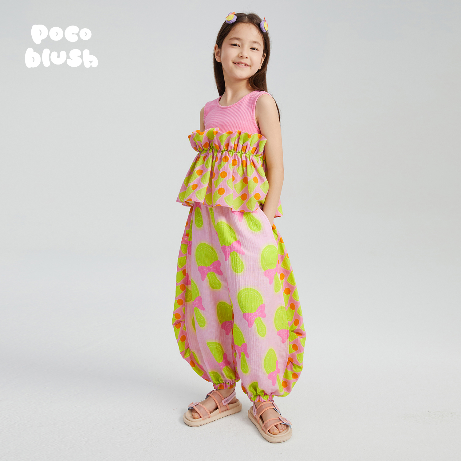 pocoblush妈妈的样子长裤套装