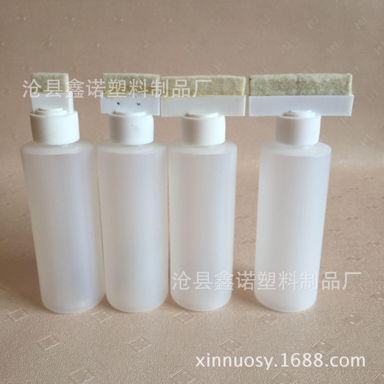 厂家现货供应70ml 120ml胶水瓶 毛毡头胶水瓶 pe平肩塑料瓶