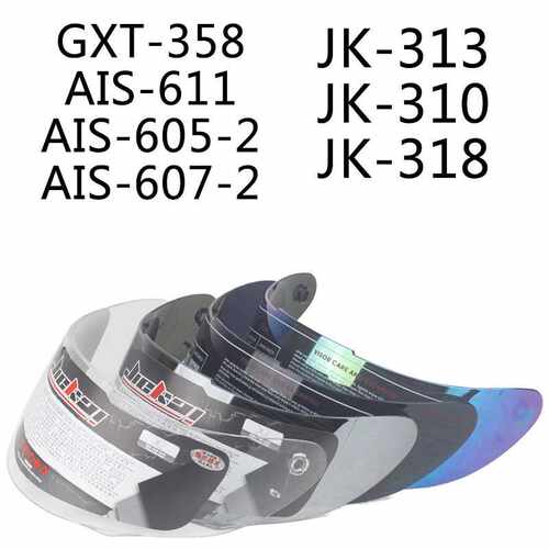 捷凯GXT-AIS艾狮头盔镜片面罩防晒头盔镜313-310-300-611-358