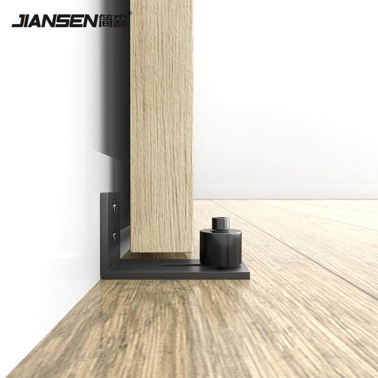 移门推拉门止摆器谷仓门定位器吊门防摆动下定位门档门阻地导轨