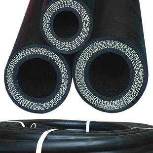 黑色高压夹布橡胶管黑胶管防爆软管耐高温1寸水管软管家用胶皮管