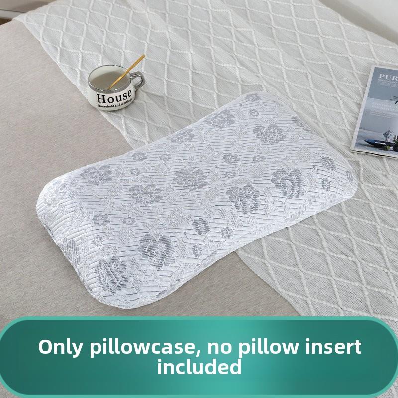 Wing Sleep枕套型儿童学生青少年枕头5.05X31高7/8冰丝绸凉爽豆帽