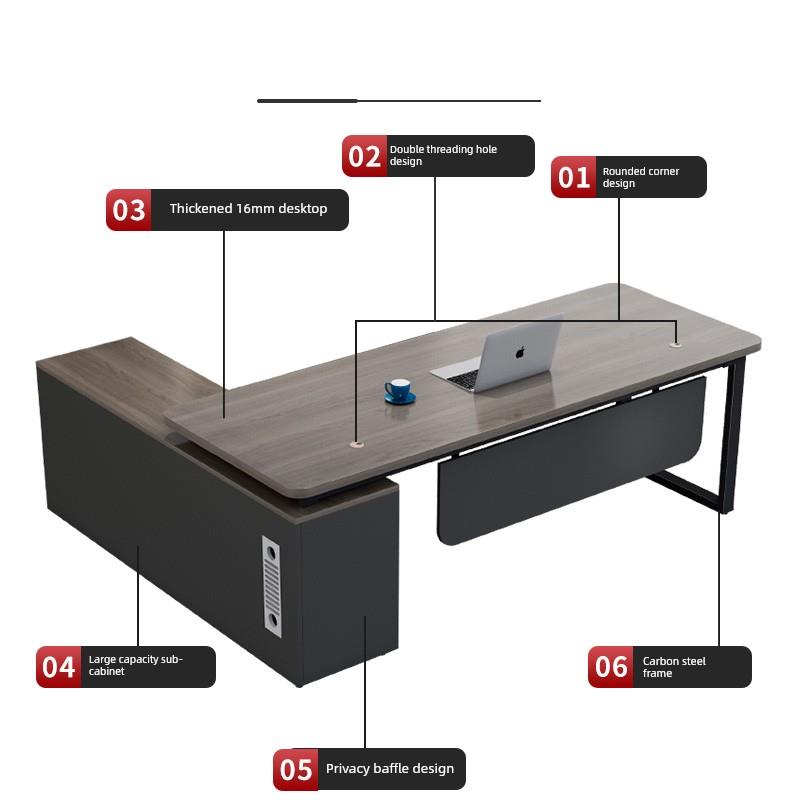 办公室办公桌老板办公桌简约现代Ceo经理办公桌行政办公桌办公家