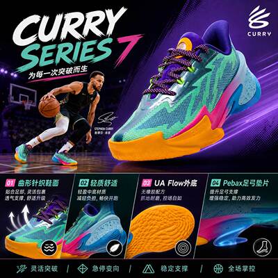 安德玛CURRYSERIES7篮球鞋FLOW
