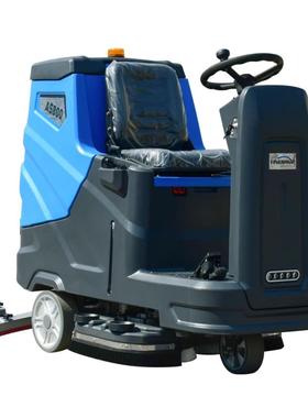AS800驾驶式洗地机双刷自动款 湖南扫地车工厂绿地扫地车环卫清洁