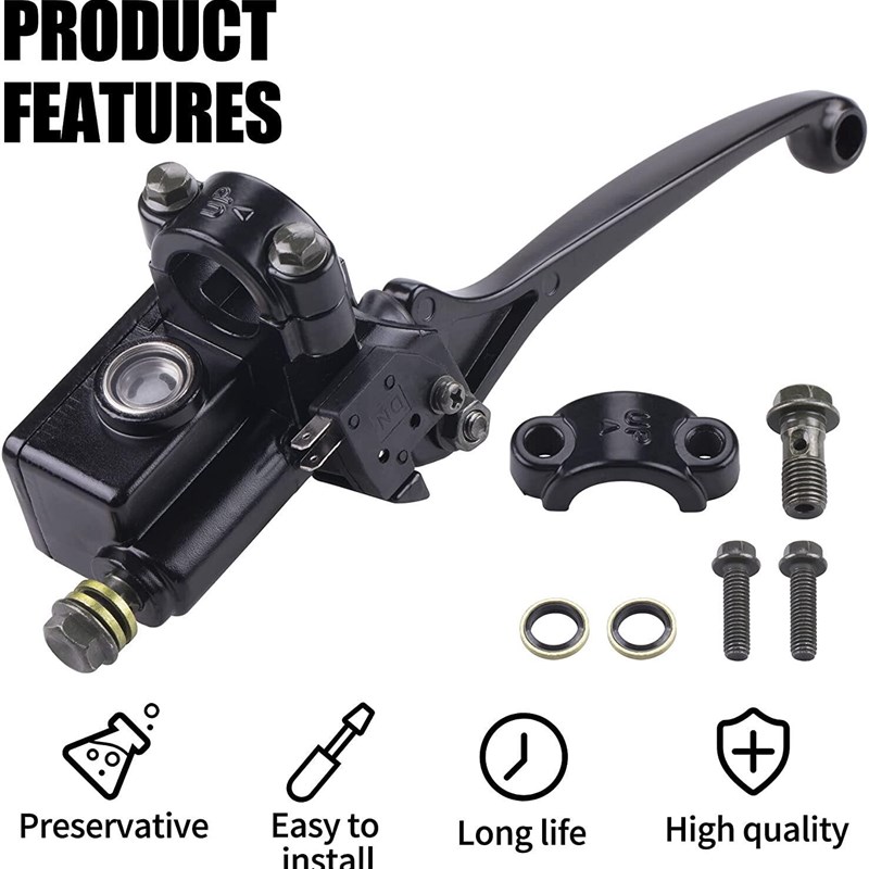 越野摩托车配件XR CRF50-125CC小沙右刹上泵碟刹泵液压泵带配件