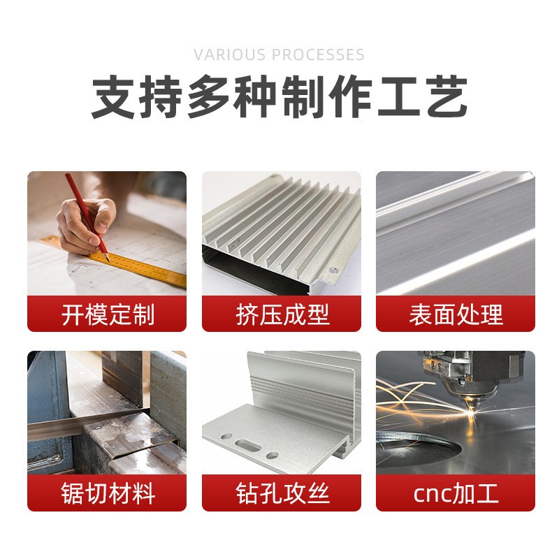 加厚欧标8080铝型材重型框架流水线工作台防护罩支架铝合金型材