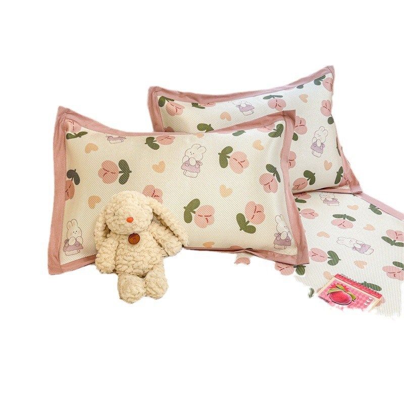 2024新款800D冰藤数码印花凉席床单款 0.9*2.0m床单款两件套 花香,床上用品,冰丝席,淘宝优惠券,粉丝福利购,淘宝优惠卷