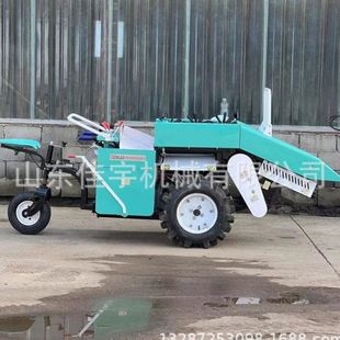 行玉米收割机佳宇家用小型垄上苞米收获机 乘坐式 粉碎还田一体