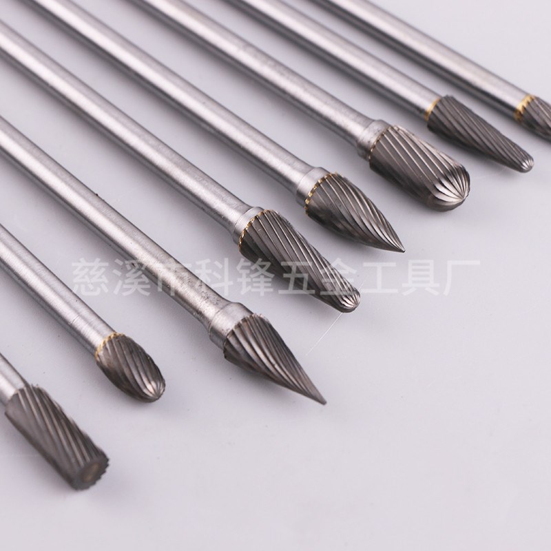 供应 6mm柄 加长型旋转锉 电磨风磨配件 硬质合金旋转锉