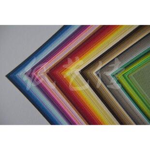 丹迪纸 千色纸手工剪折纸彩色4开 8开 纸雕刻包装幼儿园75色彩卡