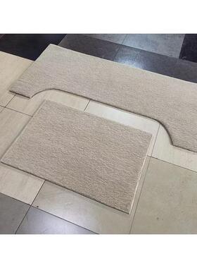 深棕色灰色立式钢琴形隔音地毯手工加厚隔热减震家用专用地垫