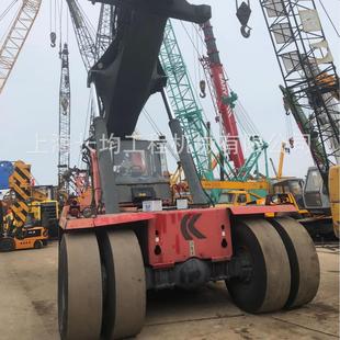 二手汽车吊 正面吊卡尔玛42吨轮胎式汽车吊 小型吊车配件出口