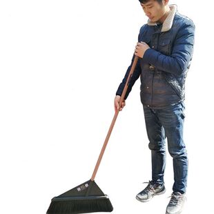 V3FP加宽扫帚塑料仓库环卫扫雪车间庭院特大钢杆加长扫地笤帚