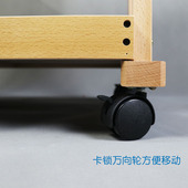 画车油画国画画柜三层四层绘画摆放移动工具车榉木制画箱画架车