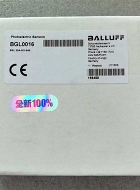 BALLUFF巴鲁夫 BGL0016 槽形开关传感器 BGL议价