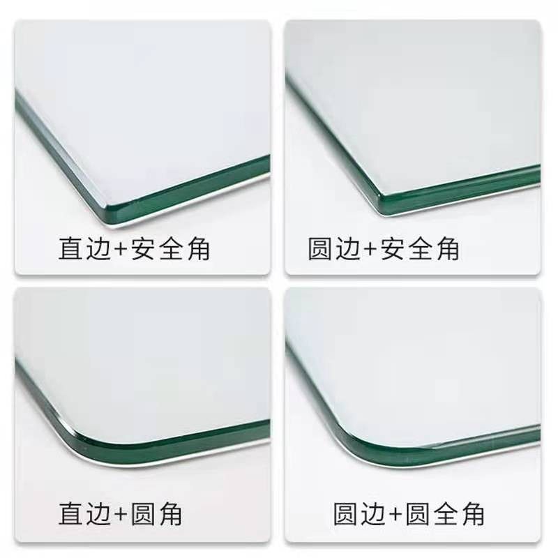 定制钢化玻璃家用6mm8mm10mm茶几餐桌办公桌面12mm15钢化玻璃定做