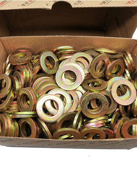 镀锌彩锌GB97平垫片GB96加大平垫圈 M5M6M8M10M12M14M16M18M20M24