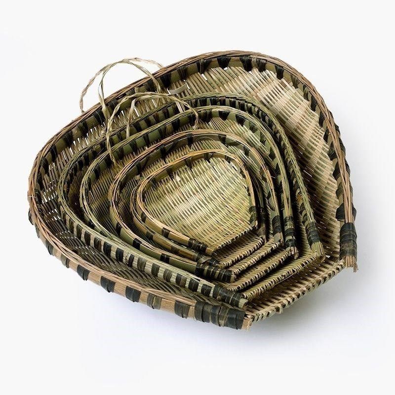 竹编大筲箕簸箕竹编制品沥水沥米蓝家用农家竹篮洗菜编织簸箕家用,特色手工艺,竹编/竹雕,淘宝优惠券,粉丝福利购,淘宝优惠卷