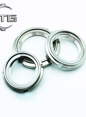 FUNT M10~M100 细牙U型圆螺母 精密钢片锁紧圆螺帽