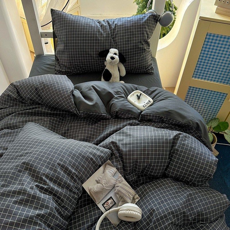 学生纯色单件被罩150*200*230混搭水洗棉三件宿舍单人1.5被罩床品,床上用品,床品套件/四件套/多件套,淘宝优惠券,粉丝福利购,淘宝优惠卷