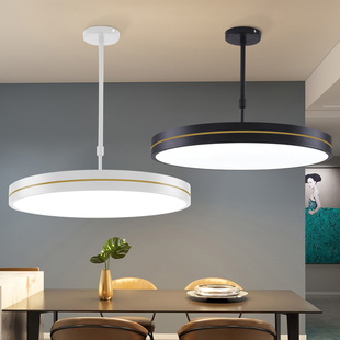 吊灯店铺商用超亮伸缩棋牌室打麻将专用灯升降餐饮店工业风餐厅灯