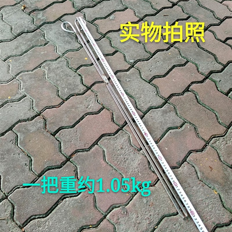 1米长不锈钢火钳 不锈钢z垃圾夹 下水道捡东西火钳子