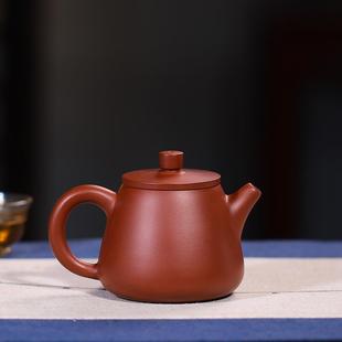 小容量高石瓢壶 宜兴紫砂壶原矿大红袍纯全手工家用泡茶壶茶具套装