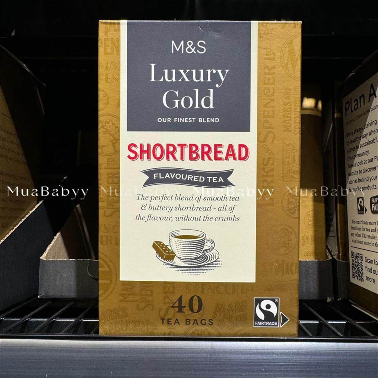 现货秒发 英国玛莎M&S马莎Luxury gold饼干红茶风味茶果茶下午茶