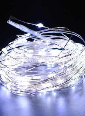 热销太阳能铜线灯串150LED中号8模铜丝庭院篱笆屋檐节日装饰