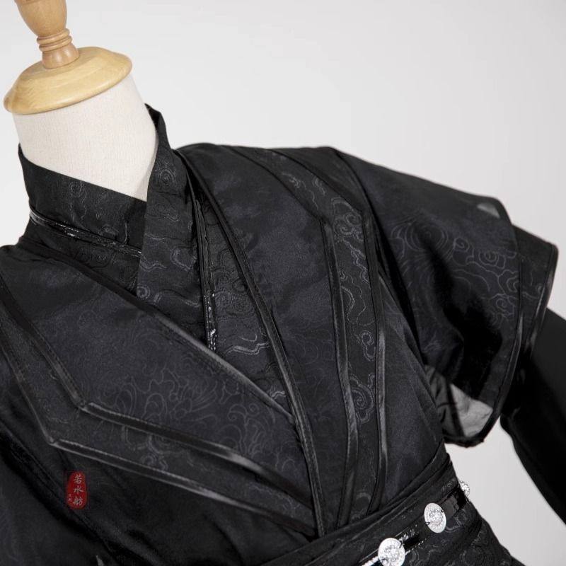 万用武侠cos古装黑色劲装