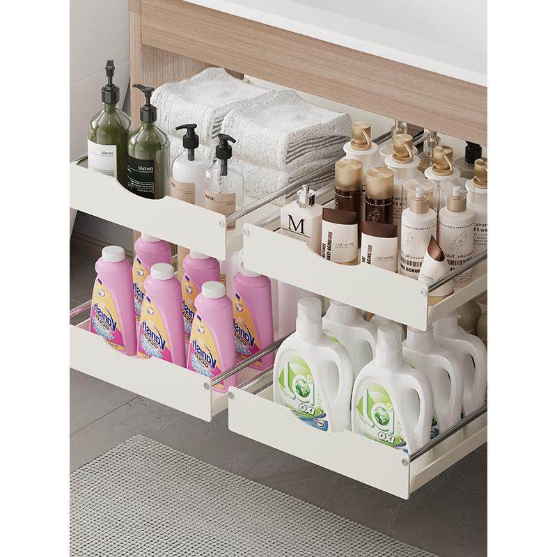 橱柜收纳抽屉整理滑动托盘Pp塑料收纳篮家用收纳篮橱柜收纳拉篮,收纳整理,收纳箱,淘宝优惠券,粉丝福利购,淘宝优惠卷