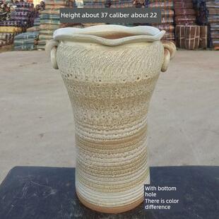 超大型石制花盆九重葛玫瑰绣球花大型陶制花盆创意透气花盆组家用