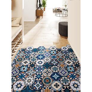 覆古摩洛哥风格 入户门地垫丝圈可裁剪进门地毯门口垫子门垫家用