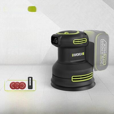 威克士WU657电动砂光机墙面腻子抛光打磨机木工手持砂纸机磨光机